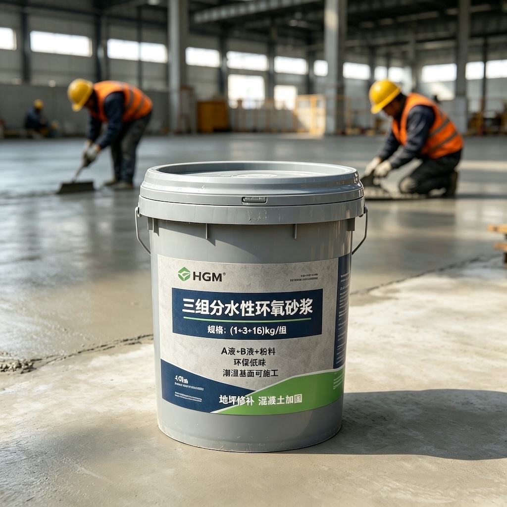 洮北三组份水性环氧砂浆
